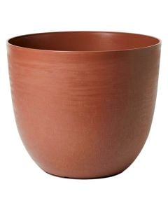 Flower pot, Over, plastic, terracotta, Ø28xH27 cm