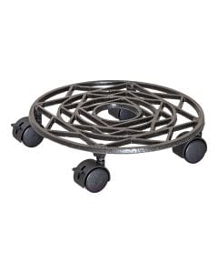 Multi roller, Antik, iron, dark brown, Ø28.5 cm, 50 kg