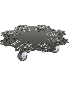 Multi roller, GH0949, metal, black, Ø30 cm, 100 kg