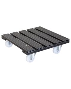 Multi roller, WPC, pine, anthracite, 38x38 cm, 100 kg