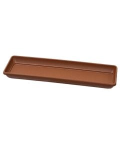 Flower pot saucer, Tora, plastic, terracotta, 77x22xH4 cm