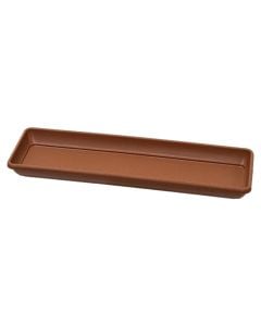 Flower pot saucer, Tora, plastic, terracotta, 57x22xH4 cm