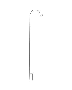 Flower pot holder, metal, black, 27x0.8xH155 cm