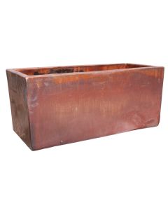 Flower pot, ceramic, terracotta, 70x35xH32 cm