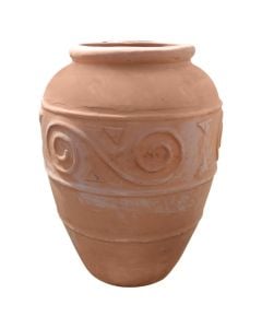 Flower pot, ceramic, terracotta, Ø60xH76 cm