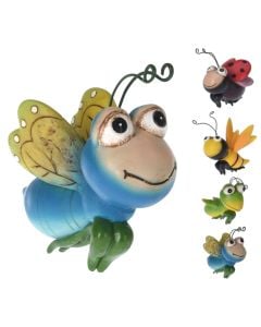 Garden decoration, polystone, multicolor, insect, H9 x W11 x D6 cm