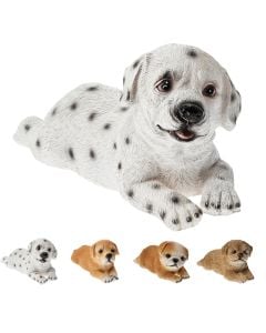 Decorative object, polyresin, various, dog, H10.3 x L21 x W9.8 cm