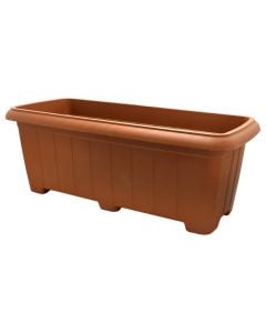 Flower pot, Antik, plastic, terracotta, 74x33xH27 cm