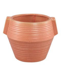 Flower pot, ceramic, terracotta, 17.5x15xH13 cm