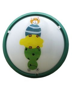 Cealing lamp/1xE27.Dia 26x8cm bear.