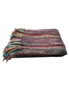 Sofa throw, 90% acrylic; 10% polyester, colorful, 125x150 cm