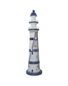 Wooden decorative lighthouse, 19xH73 cm