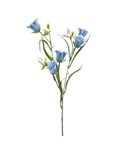 Artificial flower, CAMPANULA, pvc, blue, 65 cm