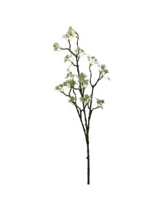 Lule artificiale, MISTY, pvc, e bardhë/jeshile, 70 cm