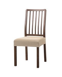 Chair cover set of 6 pieces, 50% polyester; 45% cotton; 5% elastomer, beige