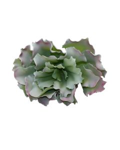 Artificial flower, plastic, green, Ø21 xH12 cm