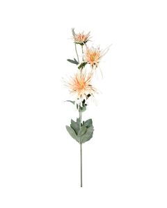 Artificial flower, plastic, white/green, H80 cm