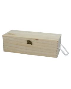 Wine bottle rack, wooden, natural, 36x11.5xH12 cm