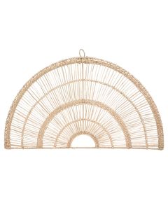 Wall decor, seagrass, brown, 60xH35 cm