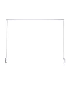 Hanger for table decorations, metal, black, 135-250x4x100 cm