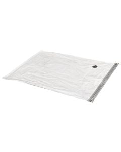 Airproof packaging bag, antibacterial, polyethylene/PET plastic, transparent/silver, 120x70 cm