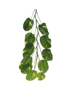 Artificial branch, plastic, green, 58x9xH116 cm