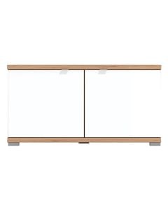 Hall unit cabinet, Tenerife, melamine, artisan oak/white, 86.5x40xH45.5 cm