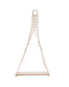 Decorative hanging shelf, mdf, natural, 30x10.5x59 cm