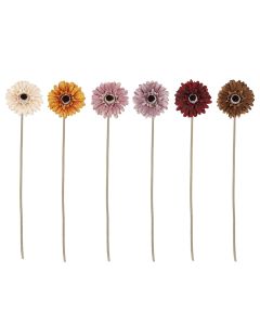 Lule artificiale, Gerbera, të ndryshme, H56 cm