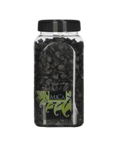 Decorative marbles, anthracite, 7.5x7.5xH16 cm; 1 kg
