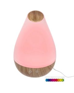 Diffuser for essential oils, with led, polypropylene/abs, white, 15.8xH22 cm