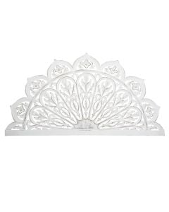Wall decor, Fanny, mdf, white, 121.1xH60.3 cm