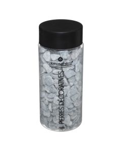 Decorative stone, in bottle, 750 ml, stone, gray, 6.5xH16cm