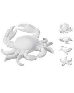Sea decoration, polystone, white, 14.5x12.5xH5.5 cm