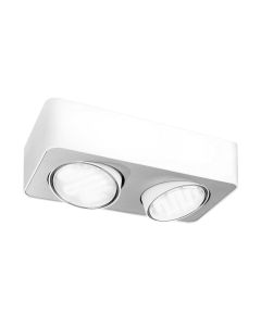Confident  plate/spiral white.G-2x9W-230V