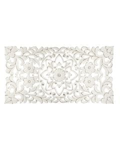Wall decor, Fanny, mdf, white, 85xH45 cm