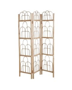 Room divider, Sherbrooke, rattan, brown, 112xH167 cm