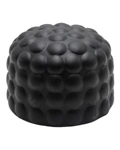 Decorative object, ceramic, black, 14x14x10 cm