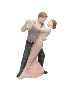 Statujë dekorative, Danc,  porcelan, shumëngjyrësh,  25 cm