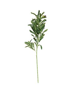 Artificial flower, plastic, green, 90 cm