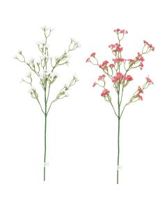 Artificial flower, Gypsophila, plastic, coloful, 63 cm