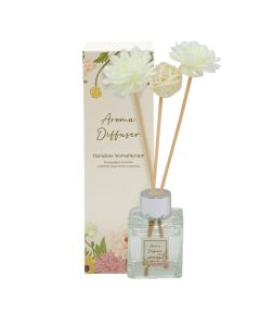Ambient aroma, with sticks, 50 ml, freesia, transparent glass