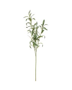Artificial flower, plastic, green, Ø14xH77 cm