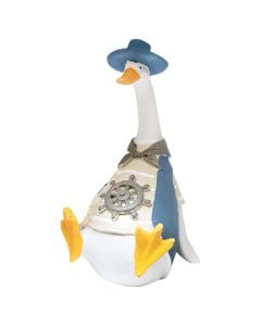 Decorative object, Duck, resin, colorful, 13x13xH24 cm