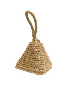 Decorative hanger, rope, natural, 15x15xH14/25 cm