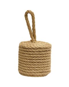 Decorative hanger, rope, natural, 12x12xH12/28 cm