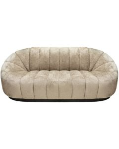 Sofa, 3-seater, Euphoria, textile upholstey, taupe, 212x107x85 cm