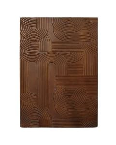 Wall decor, wooden, brown, 60x2xH90 cm