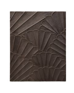 Wall decor panel, wooden, Brown, 75xH102