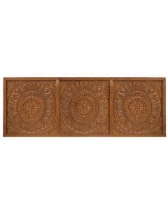 Bed headboard, wooden, natural, 160xH80